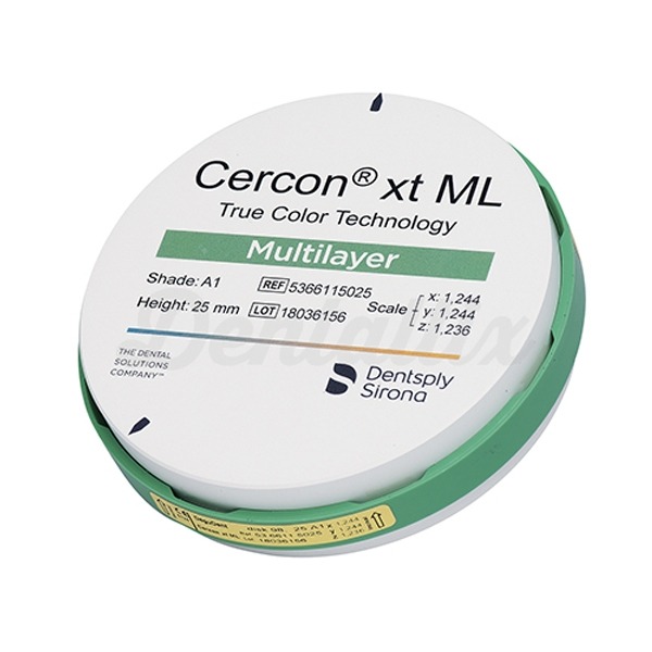 CERCON BASE XT ML: Disco de Zircónio (1 pc) - A2 Img: 202205211