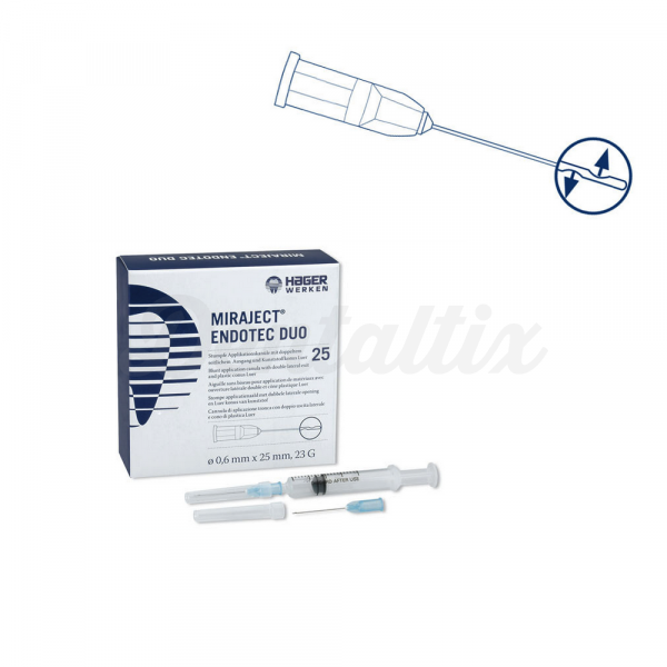 AGUJAS MIRAJECT ENDOTEC DUO 27g LUER 0.40x25 25u Img: 201807031