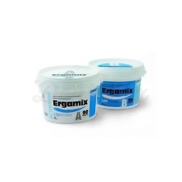 ERGAMIX: Silicone de Adição (Base + Ativador) - 90SH: base de 5 kg + activador de 5 kg Img: 202204301