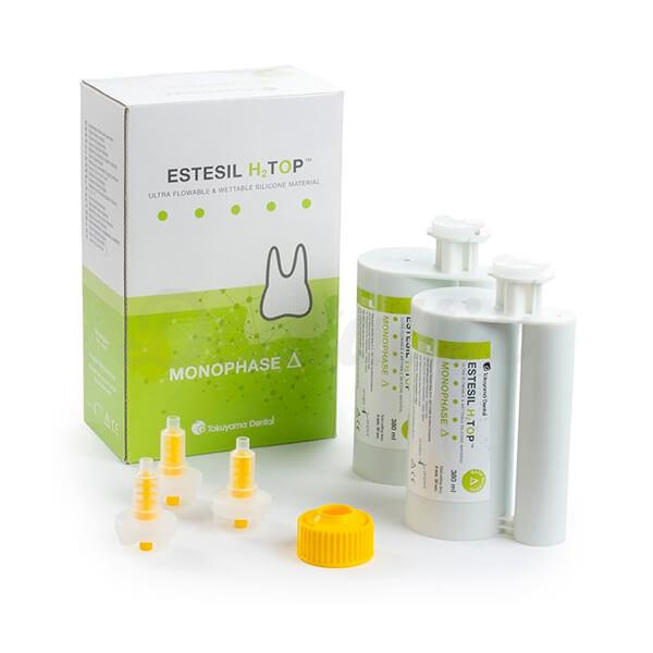 Estesil H2Top - Silicone de Adição - Monofásico 2 x 380 ml + Acessórios 