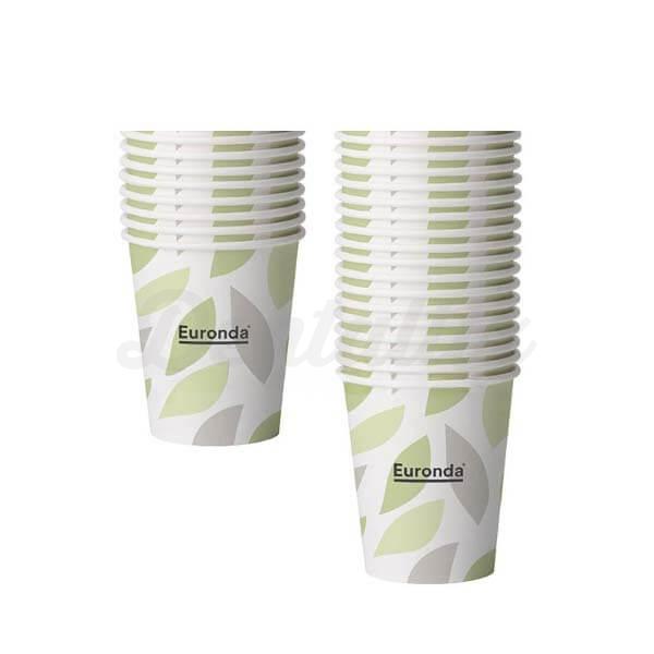 Natura: Copos de papel em bruto (185 ml x 1.000 pcs) Img: 202208131