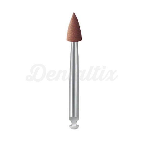 EVEFLEX: Polidores Dentários Vermelho Médio (100 pcs) - Ponta (3 x 6 mm) Img: 202208131