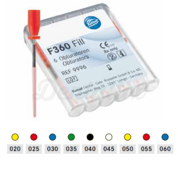 OBTURADOR F360 FILL KOMET 9996.000.035 6 ud Img: 201809151