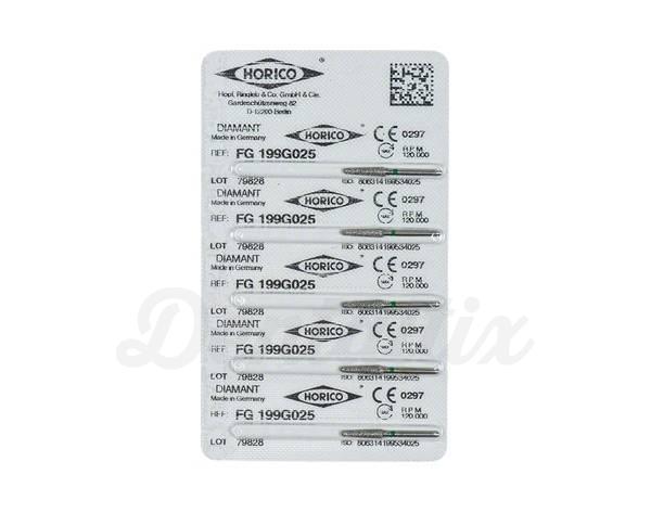 Fg 199 - Fresa diamantada (5 pçs) - Verde ISO 025 Img: 202011211