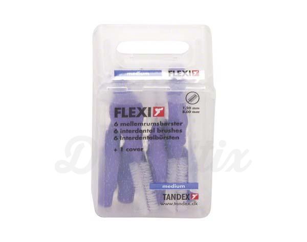 Flexi: Escovas Interdentárias  Violeta 1,20 mm - 6 uds Img: 202011211