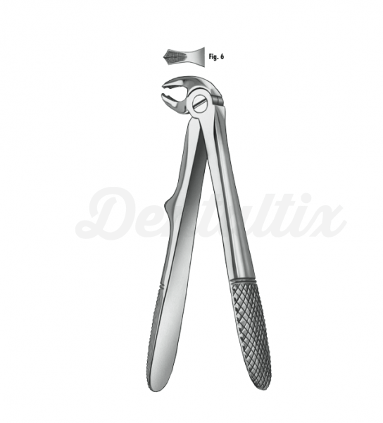 Forceps odontopediatría Klein Molares Inf. 280/6 (Sin resorte) Img: 201807031
