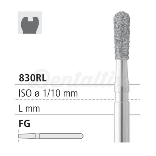Fresa 223/6 830RL Pêra Diamante CA (6 pcs) - Nº014 Img: 202204301