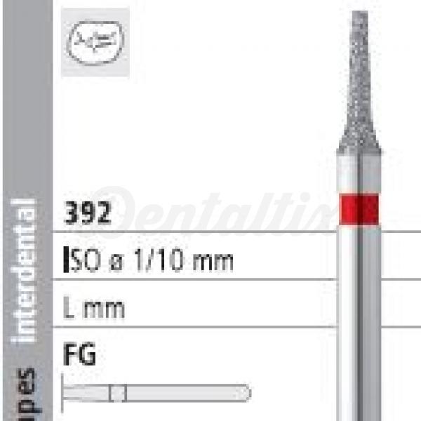 Fresa De Diamante 392 Interdental De Forma Especial Fg (6U.) - Nº015 Img: 202204301