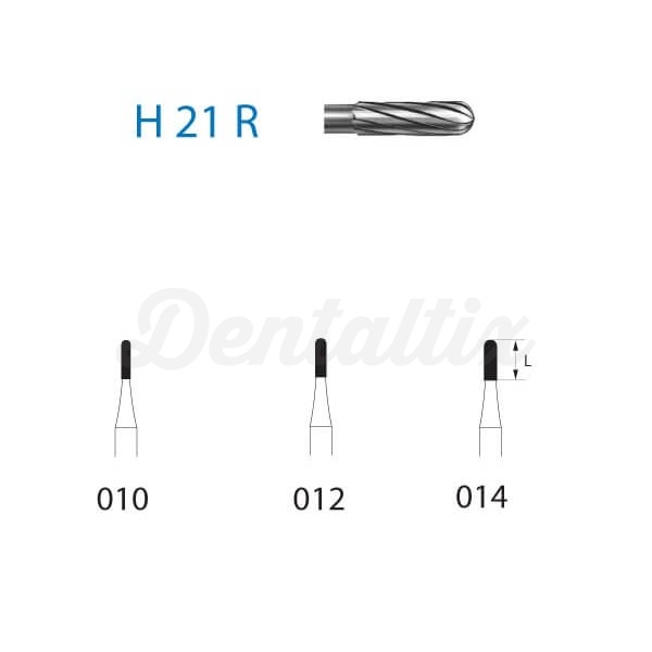 Fresa H21R Tungsténio para FG (5 pçs) - 010 Img: 202306031
