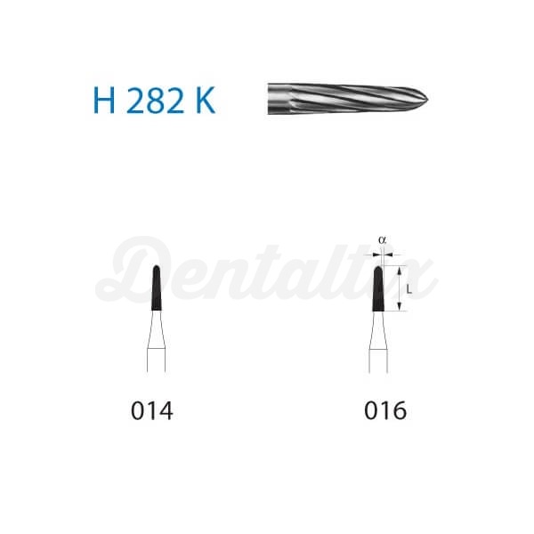 Fresa H282K.204 para Preparação da Coroas (5 pçs.) - 012 Img: 202306031