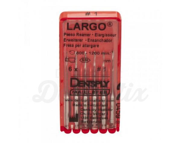 Fresas endodontia largo PEESO Nro 1 de 28mm (6 uds.)