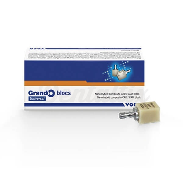 Grandio Blocs: Blocos de CAD/CAM híbridos nano-cerâmicos (5 pcs) - 12 B1 LT Img: 202204301