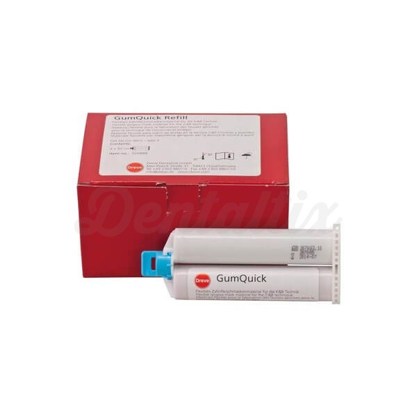 GumQuick: Silicone de Adição para Máscaras Gengivais (4 x 50 ml) Img: 202503081