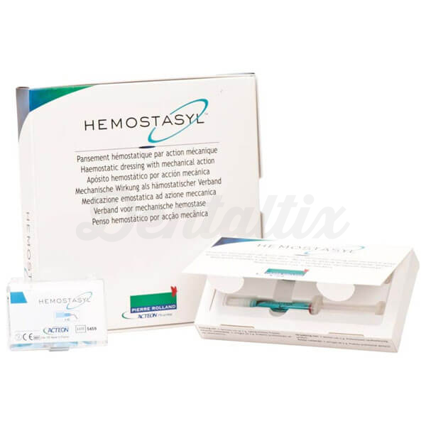 Hemostasyl: Gel Hemostático Tixotrópico (2 seringas de 2 g) Img: 202503081