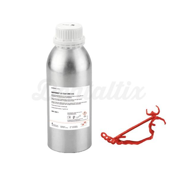 Imprimo: LC Cast Vermelho DLP/385nm - 1 kg Img: 202209101