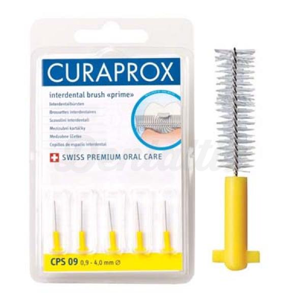 Curaprox CPS prime: Escovas interdentais (5 uds) - Amarelo Ø 0,9 mm Img: 202110301