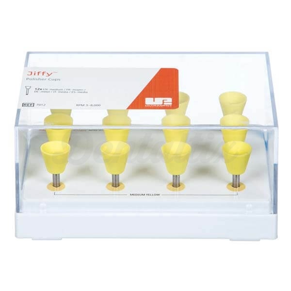 Jiffy: Polidores para compósitos - Taça Média (Amarela) Img: 202304081