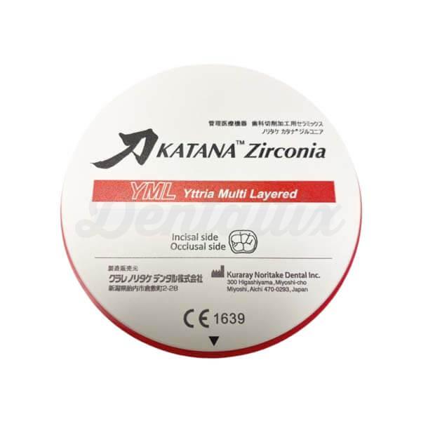 Katana Zirconia YML: Discos de Zircónio - Cor A1 T:14MM Img: 202204301