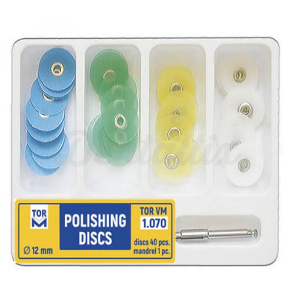 Kit de discos de polimento dentário abrasivo (40 pcs) Img: 202107311