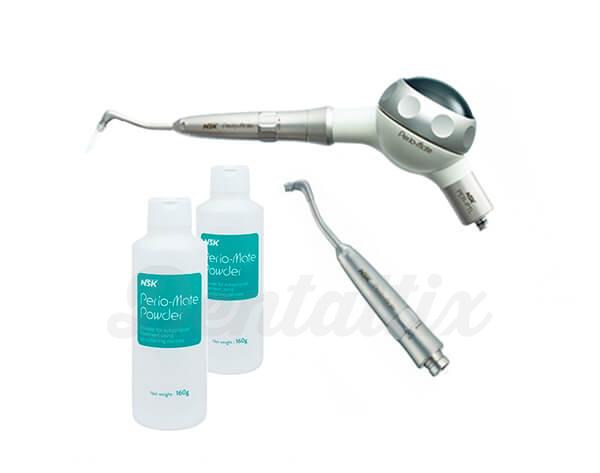 Aeropolidor Perio Mate conexão NSK + Pó Perio Mate + Peça de mão Perio Mate