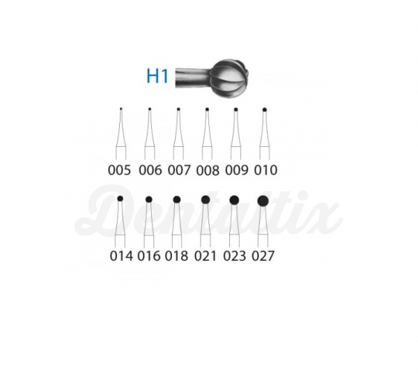 Fresas de carburo H1 para CA (5ud) Img: 201807031