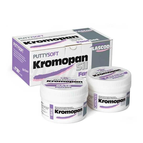 KromopanSil Putty: Silicone por Adição Hard Fast Set (2 botes de 300 ml)
