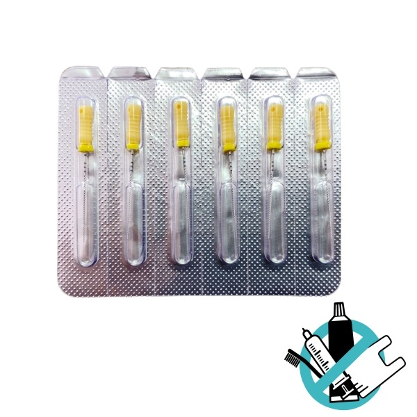 KFile: Limas de Endodontia (6 pçs) - L: 21 mm N: 20 Img: 202308191