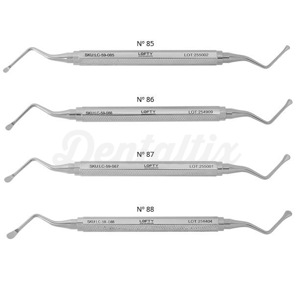 Cureta Lucas para Cirurgia Dentária - Nº 85 - 2,5 mm Img: 202604111