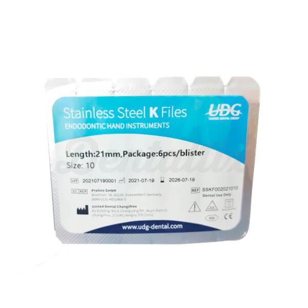 M3 K Files: Limas de Aço Inoxidável 21 mm (6 uds) - Nº10 Img: 202111271