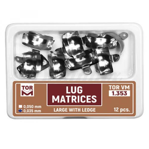 Matrizes Dentárias Metálicas Lug (12 unidades) - 6.5 mm Img: 202107311
