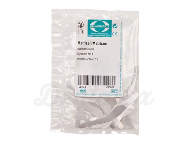 Matrizes dentárias Nyström (12 pcs)-No. 4 Img: 202006201