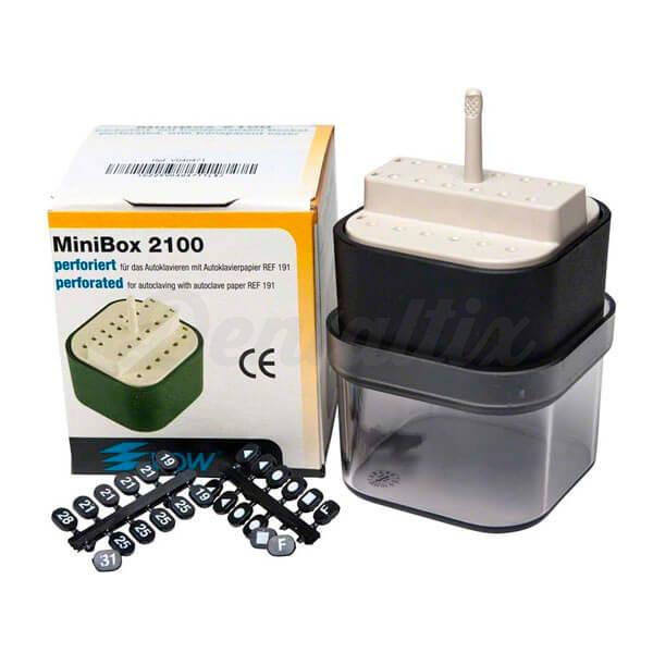 MiniBox 2100: Caixa de Endodontia com Módulo e Placas (24 orifícios)