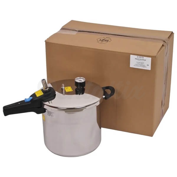 AQUA: Panela de Pressão para Polimerização (Aço Inoxidável) - 7 litros. Img: 202503151