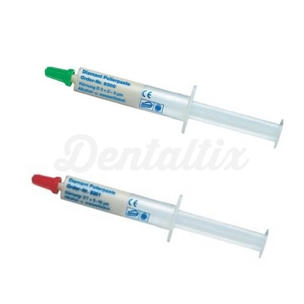 Pasta de Polimento de Diamante para Acabamentos Dentários (5 g.) - D7 Vermelho Img: 202401061