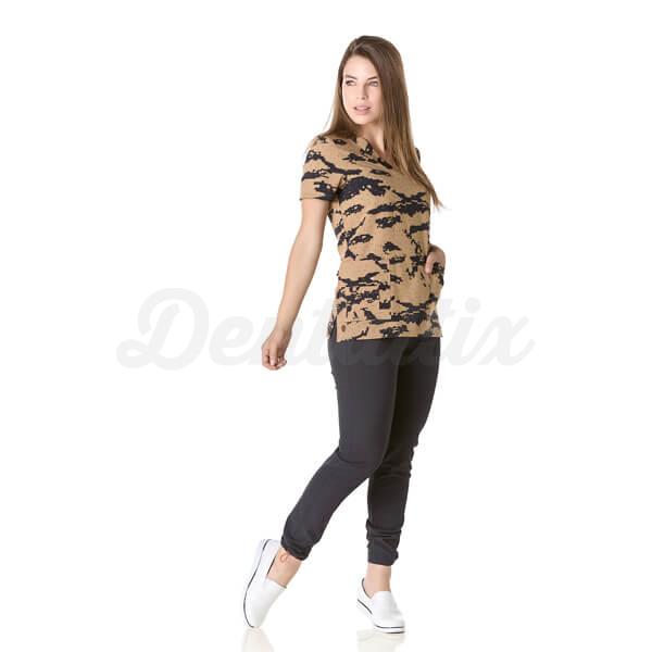 Conjunto Sanitário Urban Square Tetris Mulher Repelente Oxford Antibacteriano - XS - Cinzento Img: 202209171