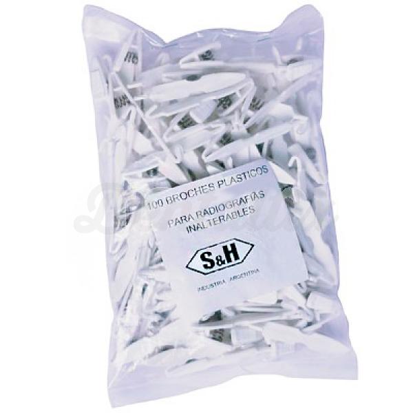 PINZAS PORTAPLACAS DE PLASTICO