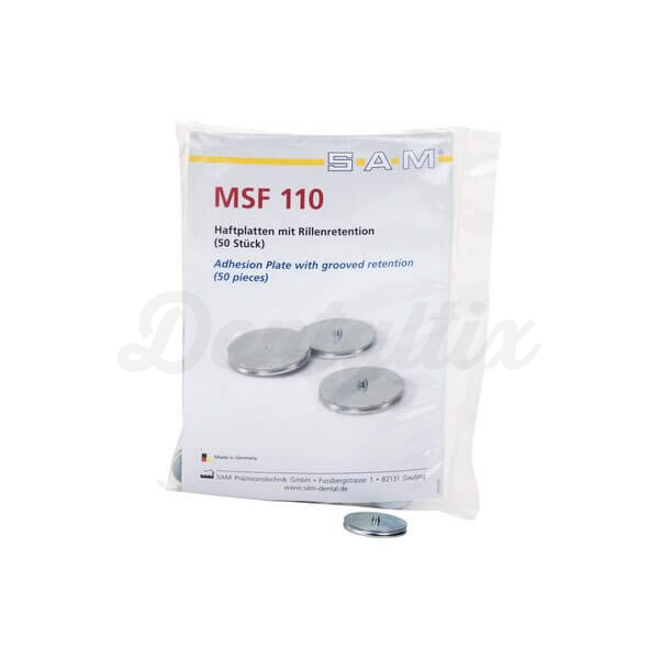 Sistema de Base de Placas e Acessórios para Modelos Dentários - 50 placas adesivas Img: 202411301
