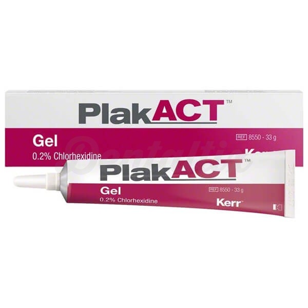PlakACT: Gel protetor de gengiva com clorexidina ao 0,2% (33 g) Img: 202303041
