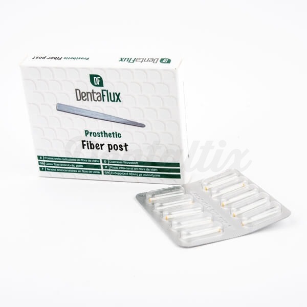 Postes protéticos em fibra de vidro - Nº1. Máx Ø: 1.40. Ponta Ø: 0.80. Conicidade Ø: 0.05 Img: 202304081