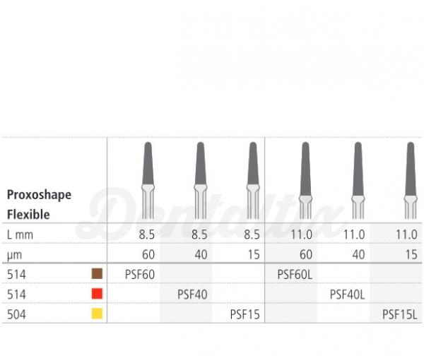 FRESA PSF15L 11mm  PROXOSHAPE FLEXIBLE DE 15μm.  Img: 202202121