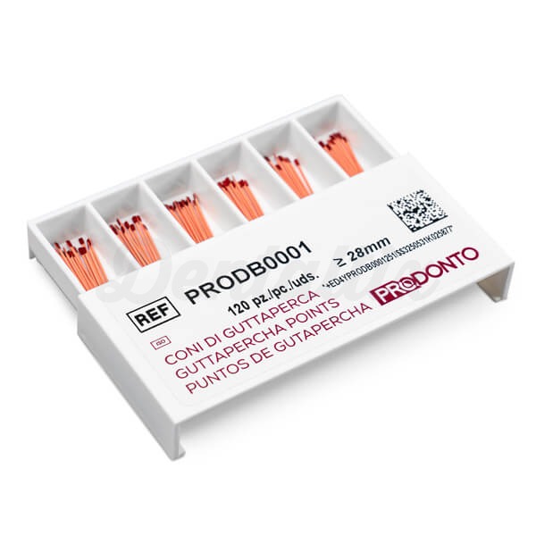 Pontas Gutapercha de 28mm para Obturação Radicular (120 un.) - 20 Img: 202401061
