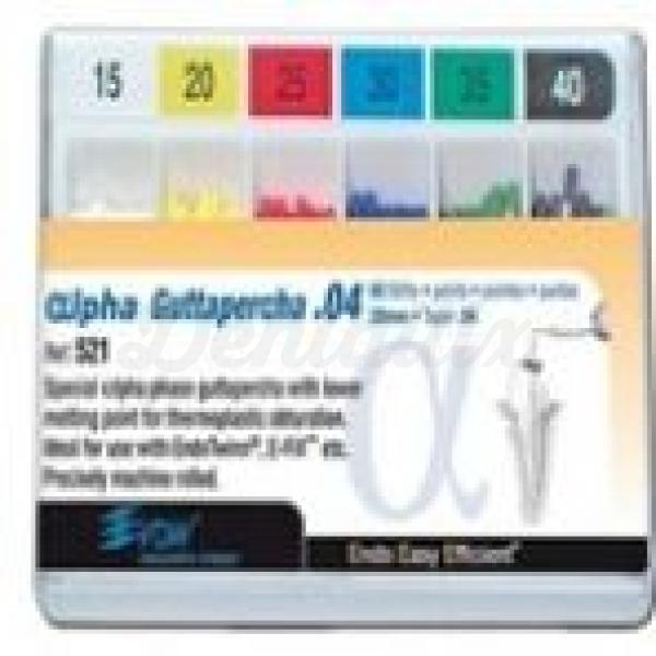 Puntas gutapercha alpha 04 28mm