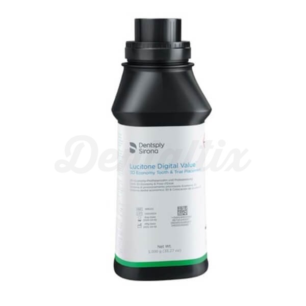 Lucitone Digital Value: Resina Dentária para Impressões Postizas (1 kg) - A1 Img: 202307011