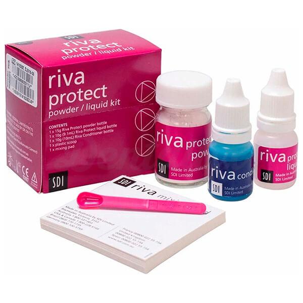 Riva Protect: Kit Selante Pó / Líquido (15 gr / 9,1 ml) - Tonalidade rosa Img: 202106121