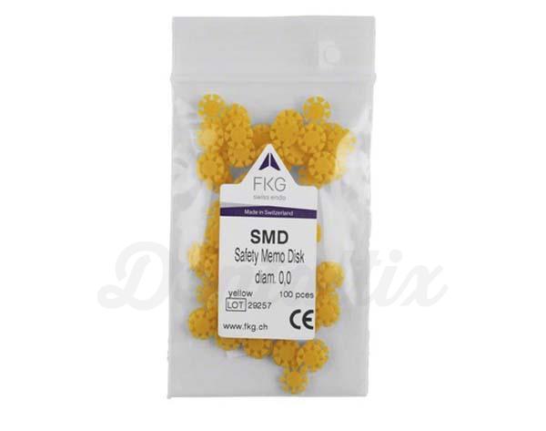 Safety Memo Disc: Discos de segurança Amarelos (100 pcs) Img: 202011211