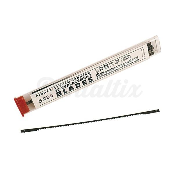 Pindex: Serras de recortes para serra manual de 25mm (12 pcs.) - 0,010”/0,25 mm Img: 202209171