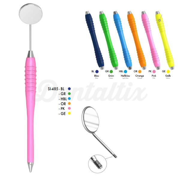 SI-485-PK MANGO P/ESPEJOS COLORI SILIKON ROSA 1u. Img: 201902091