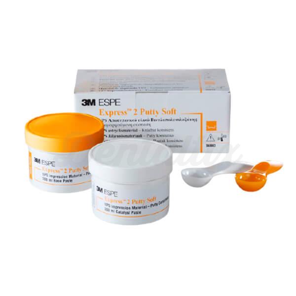 EXPRESS 2 PUTTY SOFT SILICONES (2x300ml.) IMPRESSÃO