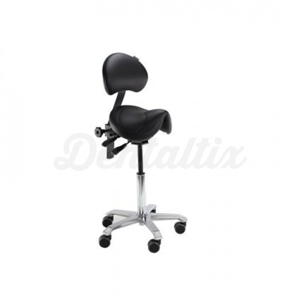 Cadeira de Clínica Jumper com Encosto (44 cm) - Com encosto preto Img: 202110301