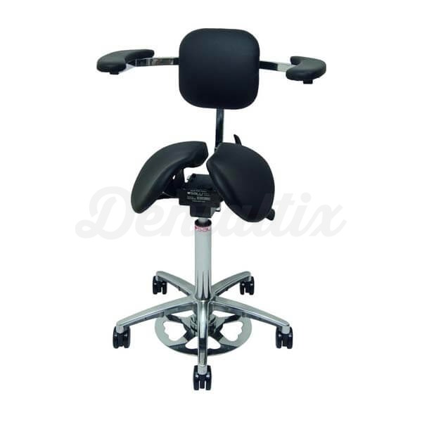 Silla Salli Expert: Assento Standard em Couro Preto - Assento duplo Img: 202210151